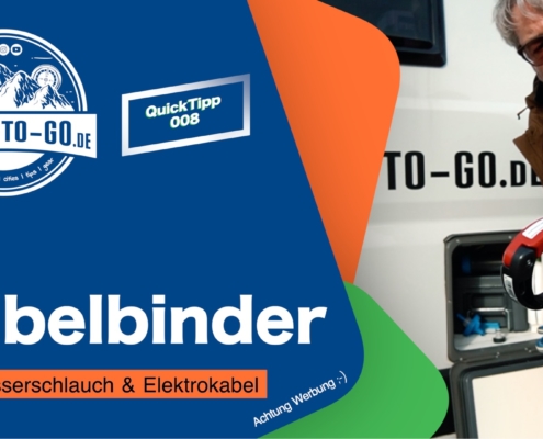 Kabelbinder Wasserschlauch & Elektrokabel