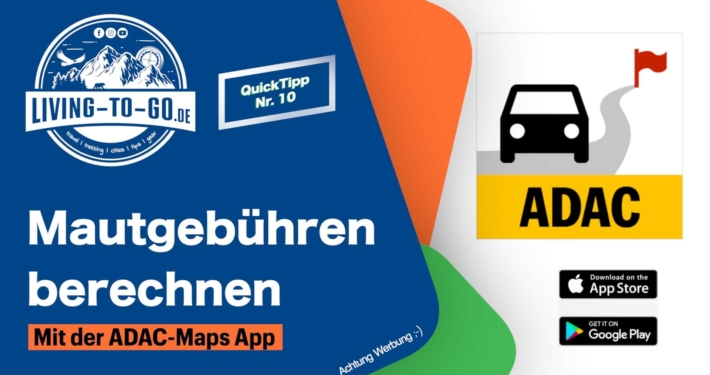 Mautberechnung in Europa ADAC App