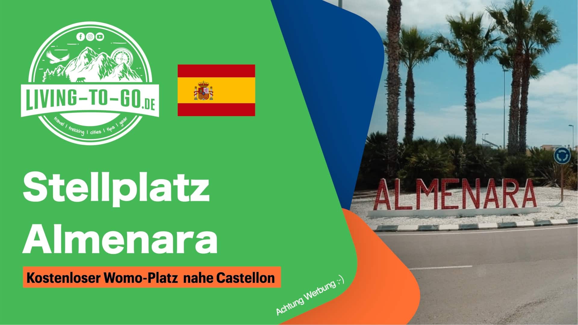 Wohnmobilstellplatz Almenara Spanien