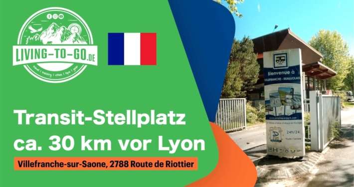 Wohnmobilstellplatz Lyon Frankreich