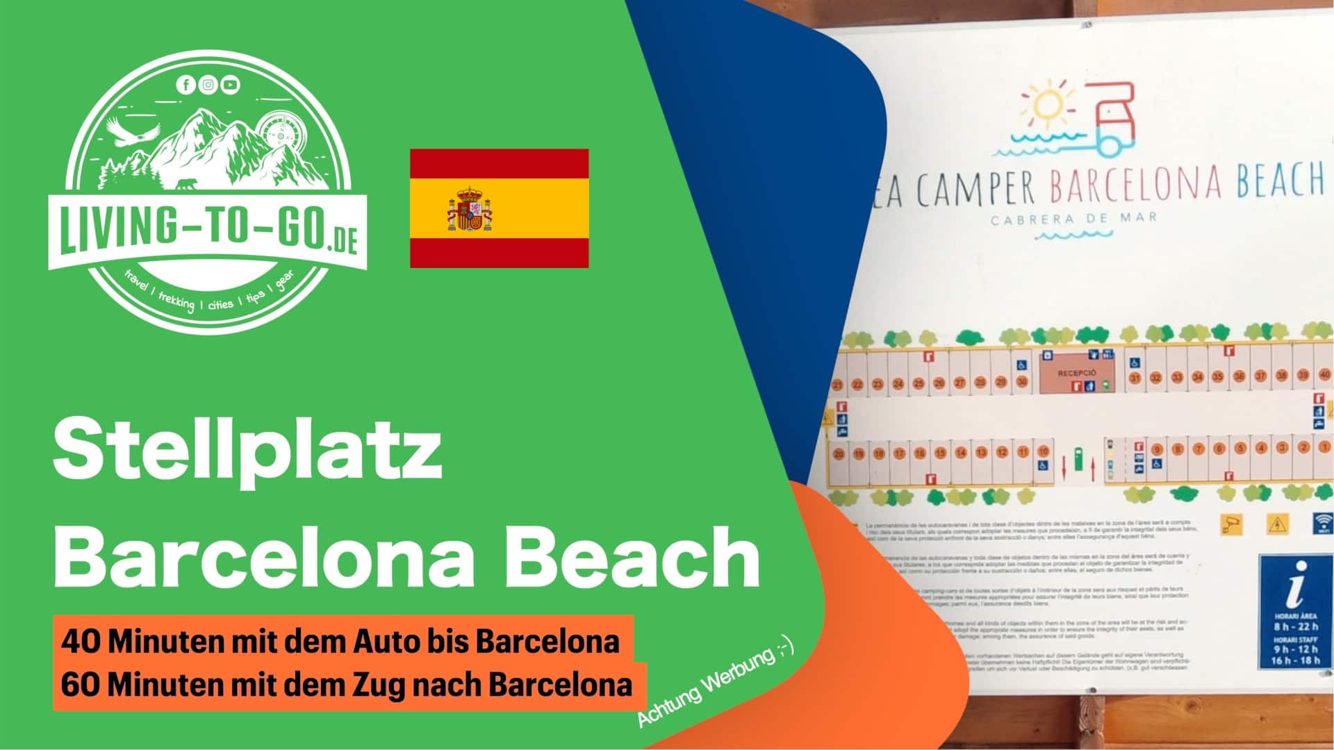 Stellplatz Barcelona Beach