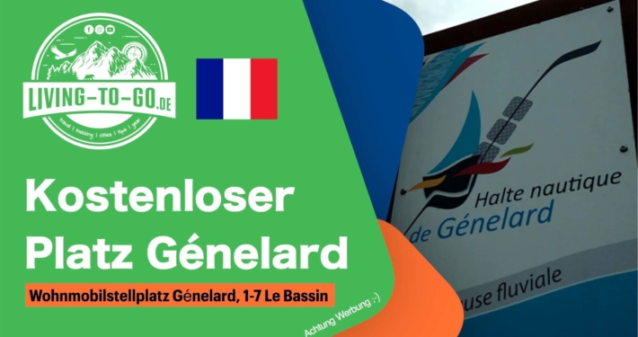 Wohnmobilstellplatz Génelard, 1-7 Le Bassin