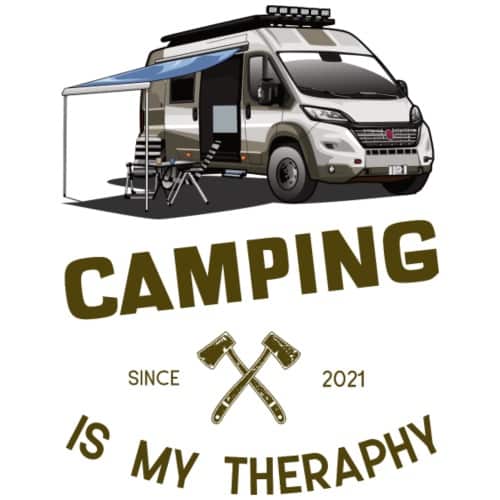 camping-is-my-theraphy-kastenwagen-maenner-premium-t-shirt