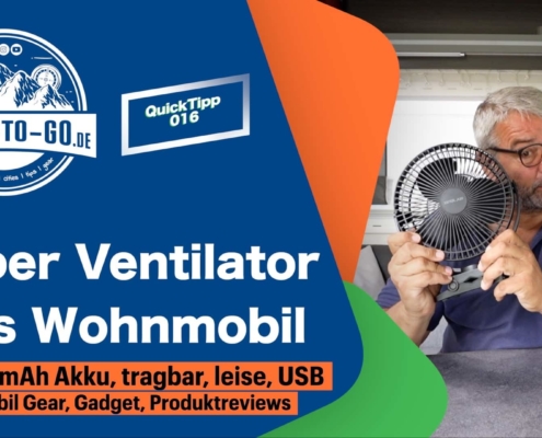 Ventilator 10000mAh fürs Wohnmobil