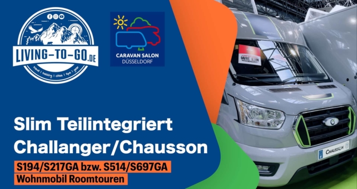 Challanger S194:S217GA und Chausson S514:S697GA Slim Teilintegriert