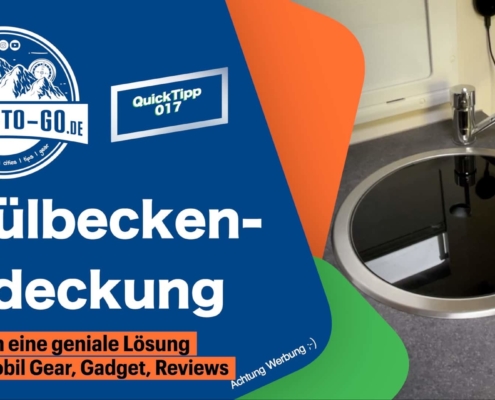 Spülbeckenandeckung fürs Wohnmobil