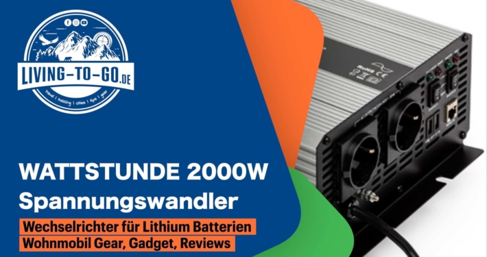 WATTSTUNDE 2000W Spannungswandler für Lithium Batterien