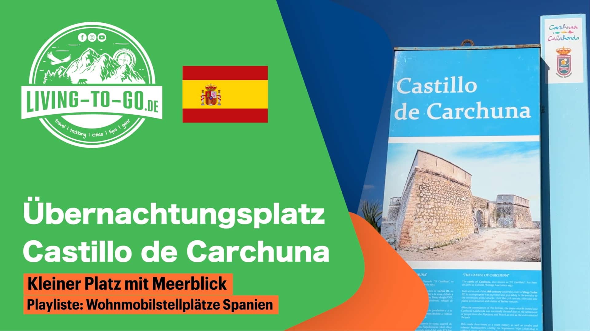 Wohnmobilstellplatz Castillo de Carchuna