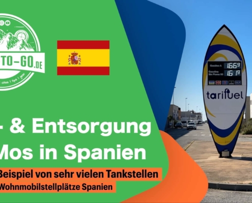 Ver- und Entsorgung Wohnmobile in Spanien
