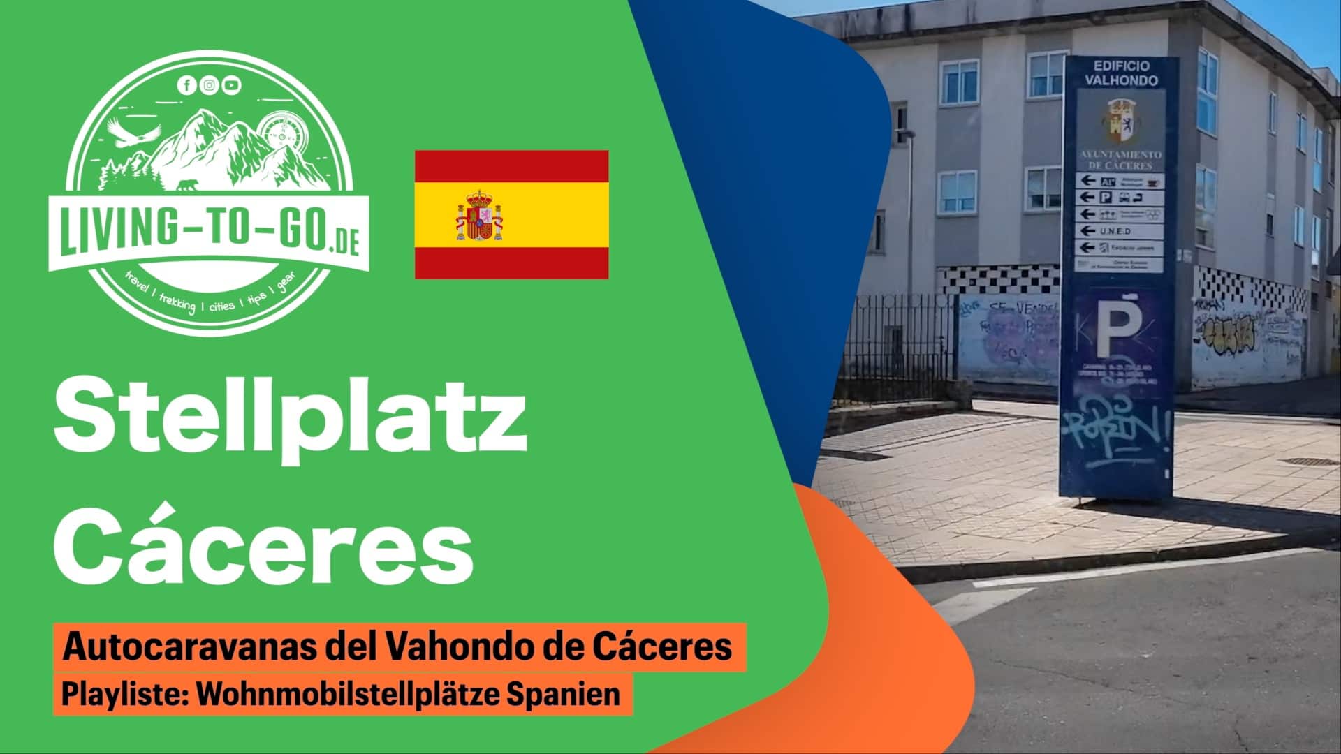 Wohnmobilstellplatz Cáceres