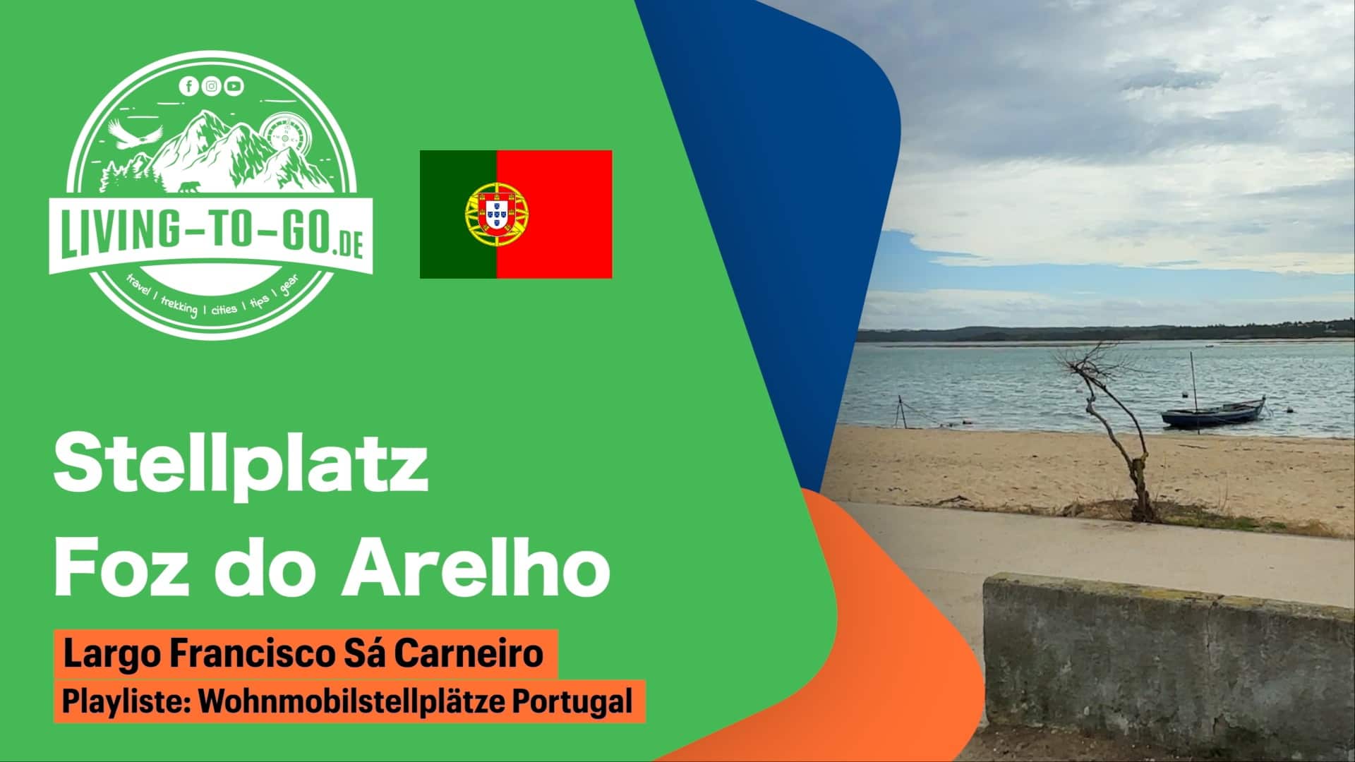 Wohnmobilstellplatz Foz do Arelho