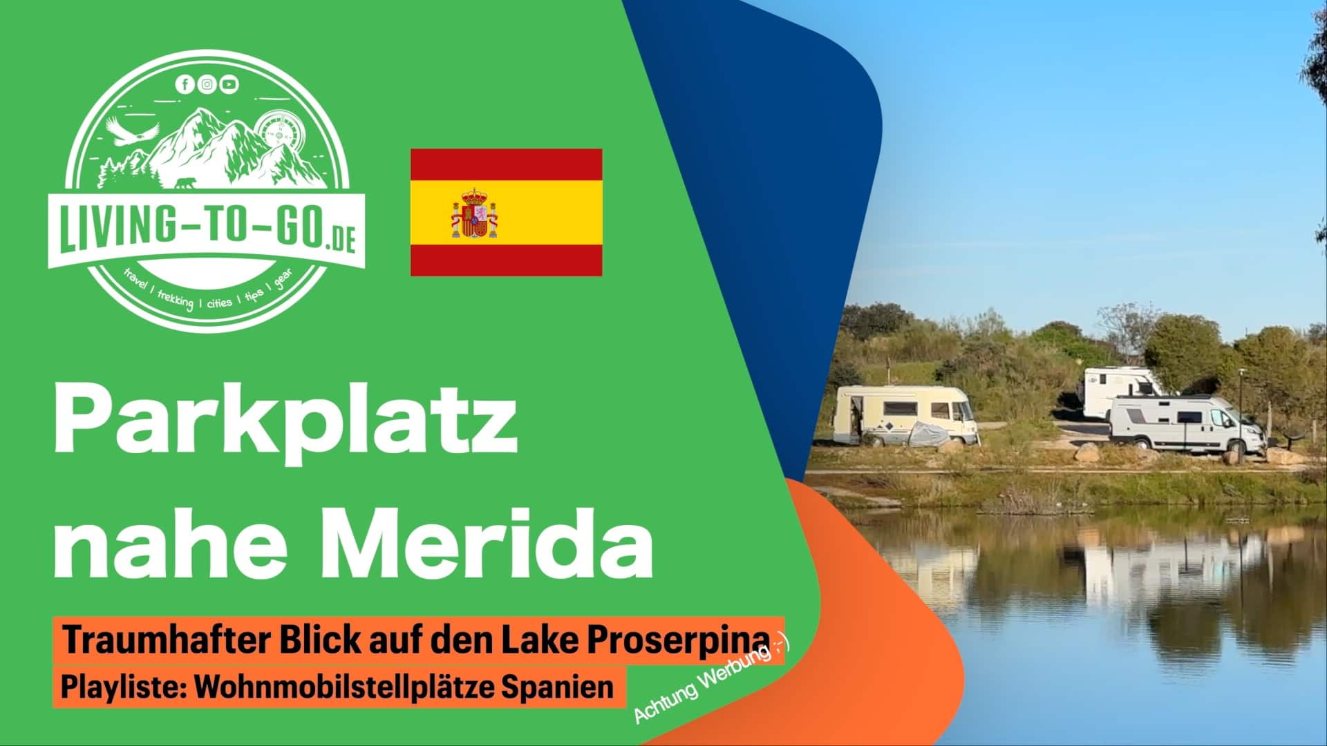 Wohnmobilstellplatz Merida Spanien