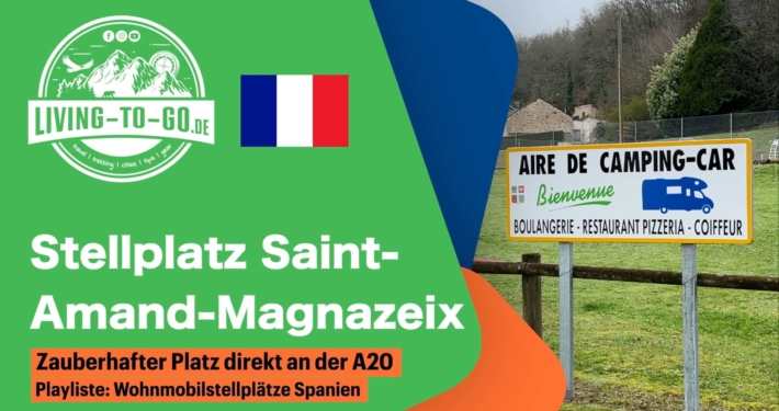 Wohnmobilstellplatz Saint-Amand-Magnazeix Frankreich