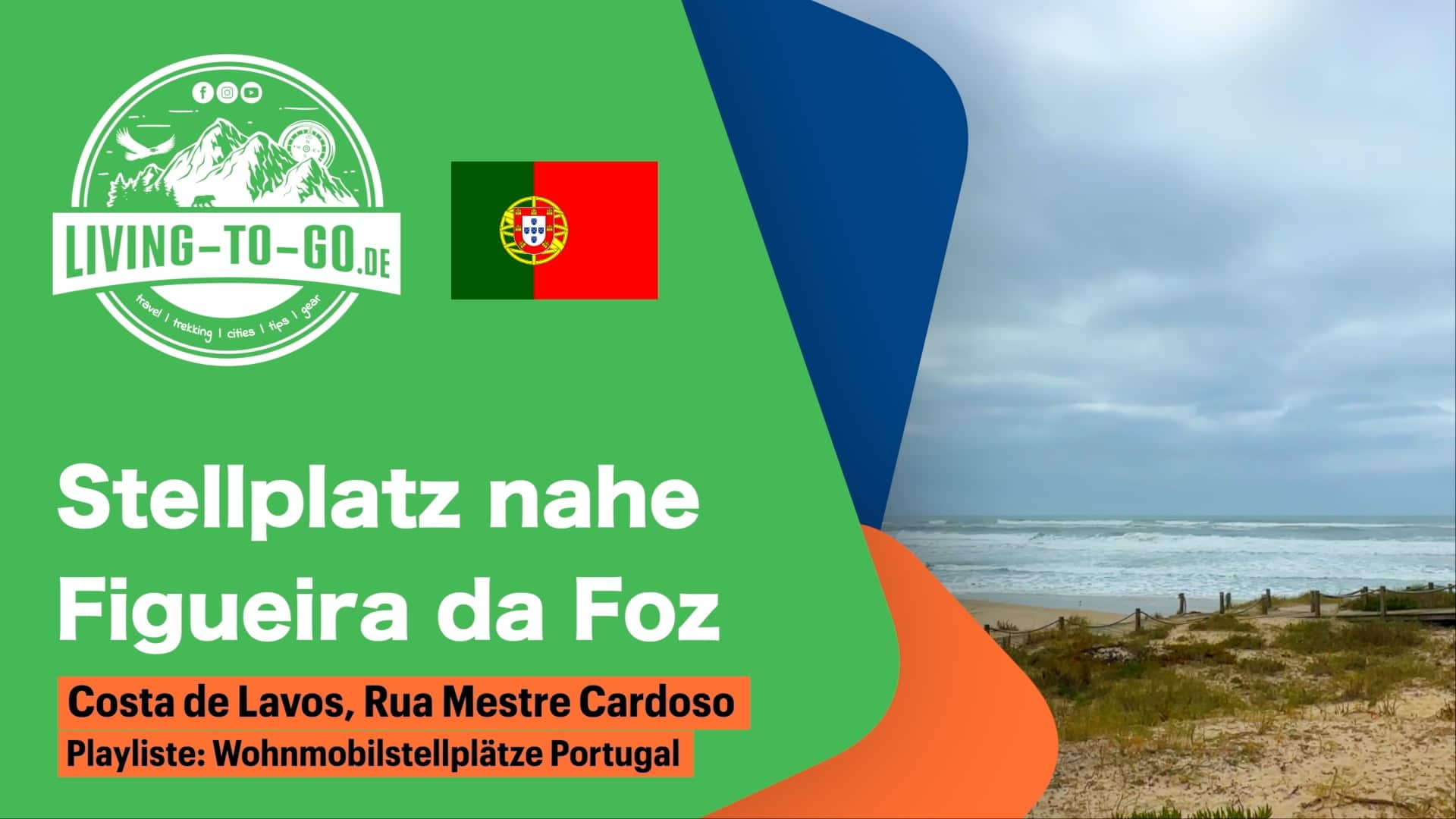 Wohnmobilstellplatz nahe Figueira da Foz