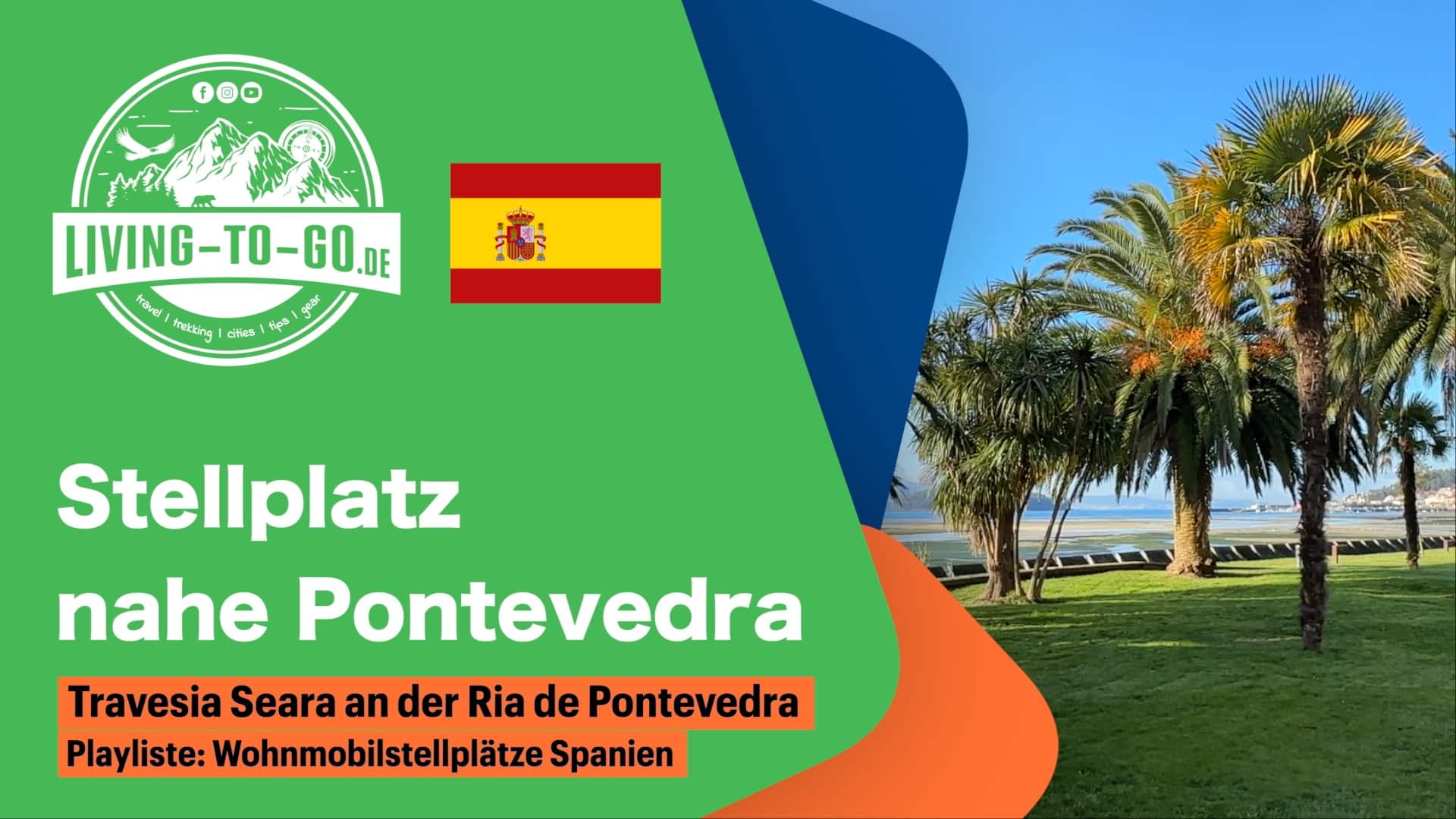 Wohnmobilstellplatz nahe Pontevedra