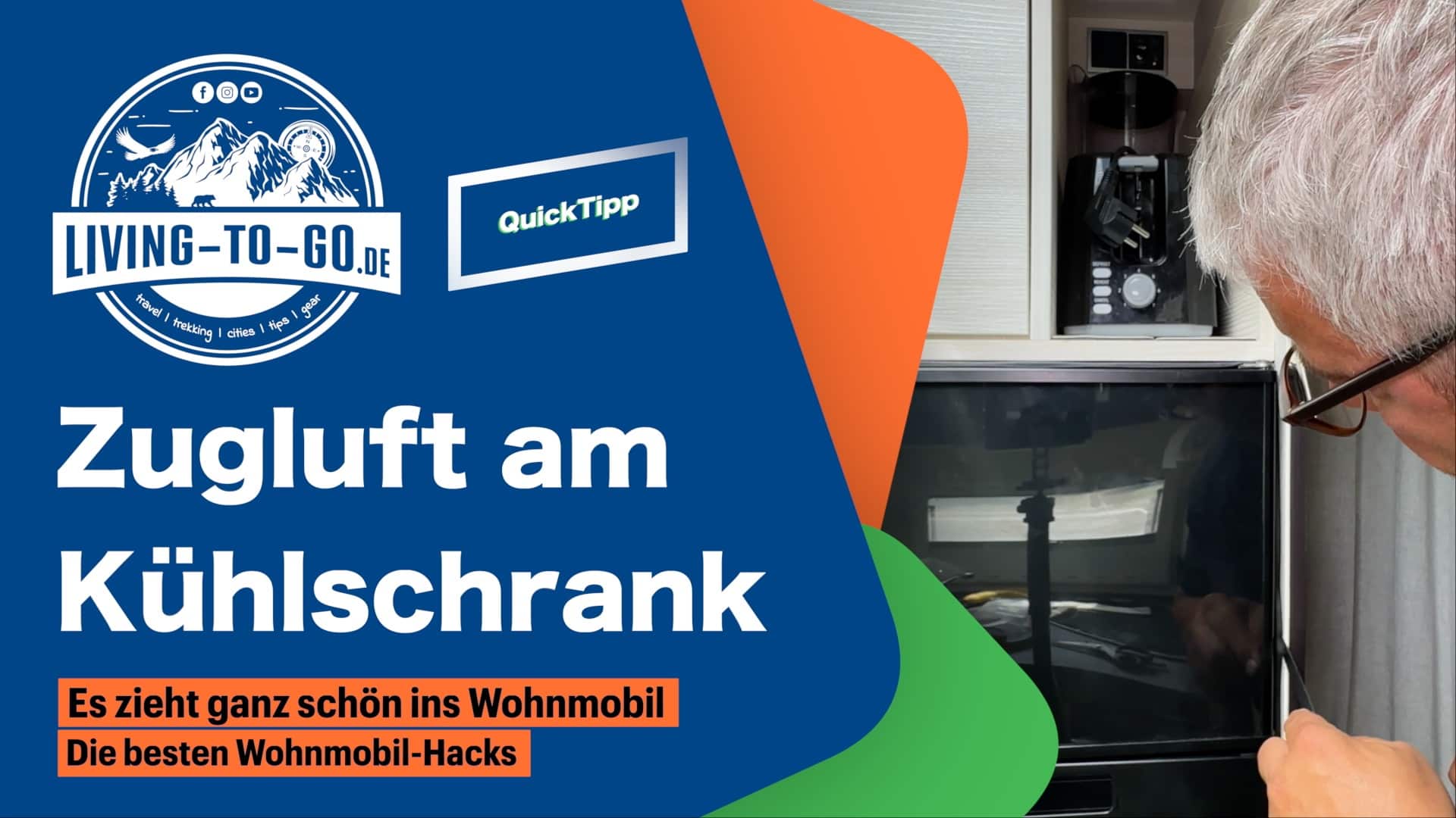 Lösung gegen Zugluft im Wohnmobil im Bereich Kühlschrank - Living-to-go.de