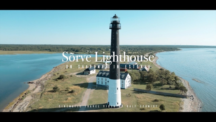 Sõrve Lighthouse on Saaremaa, Estonia